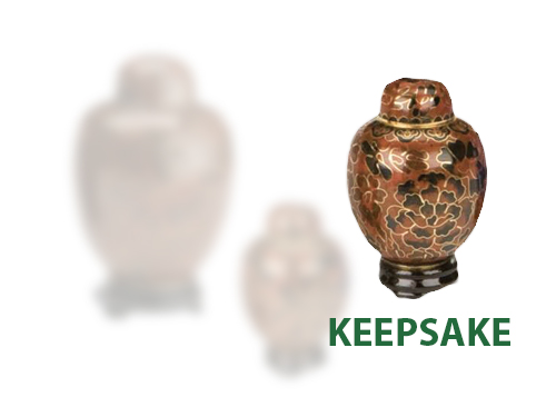 Amber Cloisonne - Keepsake ( 0-30 lbs pet)