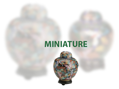 Butterfly Cloisonne - Miniature (for small portion of ashes)