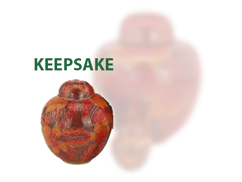 Fall Leaf Cloisonne - Keepsake ( 0-30 lbs pet)