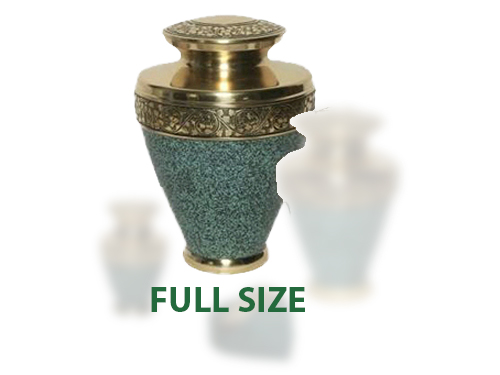 Green Patina Series - Full Size Urn ( 30 to 225 lbs pet)