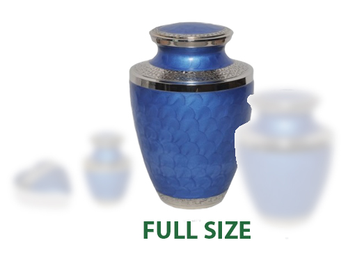 Mother of Pearl Blue - Full Size Urn ( 30 to 225 lbs pet)