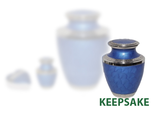 Mother of Pearl Blue - Keepsake ( 0 - 30 lbs pet)