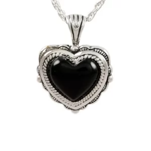 Antique Onyx Heart