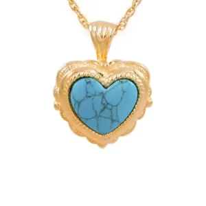 Antique Turquoise Heart